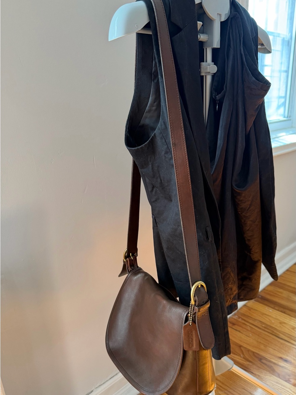Vintage Coach Fletcher 4150 Brown Leather Crossbody Bag - Picture 15 of 15